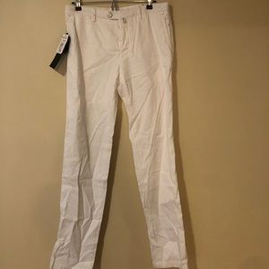 Kiton Pants 34 White Men Golf Trousers